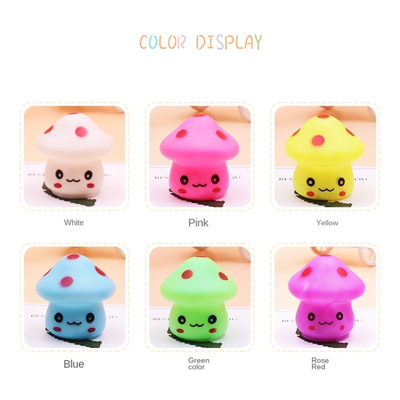 Mới Đèn Ngủ LED Hình Cây Nấm Dễ Thương Cho Bé