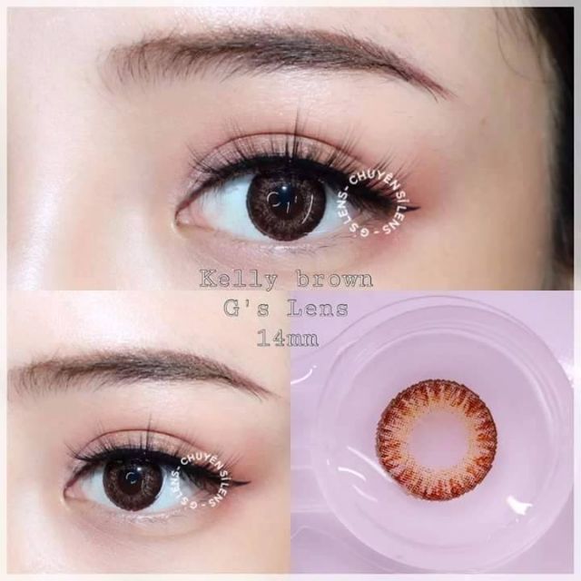 Lens mắt makeup lens GRAY