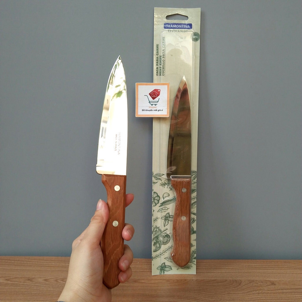 Dao đầu bếp cao cấp Tramontina 27 cm cán gỗ