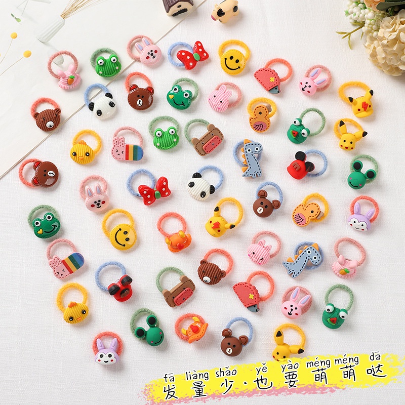 Dây Buộc Tóc Cao Su Hình Nơ Dễ Thương Cho Bé Gái