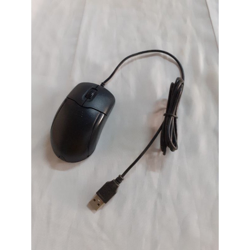 Chuột quang máy tính có dây cổng USB màu đen giá rẻ