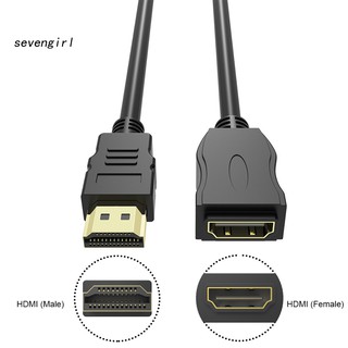 Dây Cáp Nối Dài Hdmi Doonjiey 0.3 / 0.5 / 1 / 1.5m Mạ Vàng