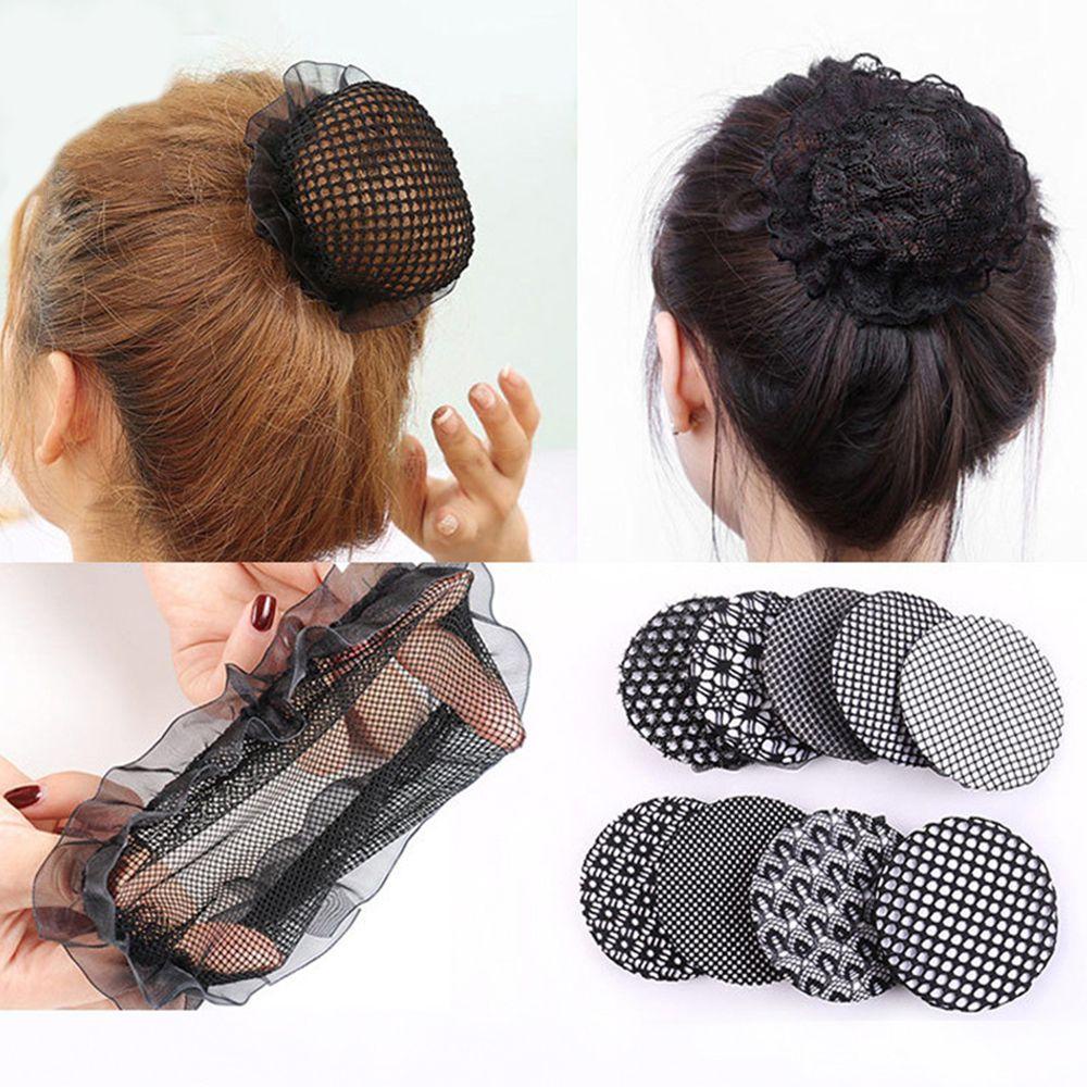 Lưới Búi Tóc Vô Hình Co Giãn Đơn Giản Cho Nữ