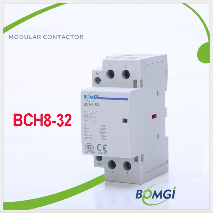 Khởi động từ 1 pha BOMGI BCH8 25A 32A 40A 63A 220v