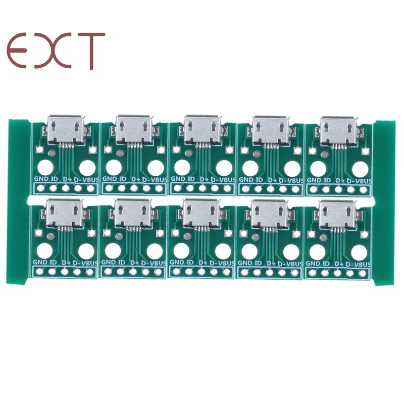Micro-Usb To Dip Adapter 5Pin Female Connector B Type Pcb Converter