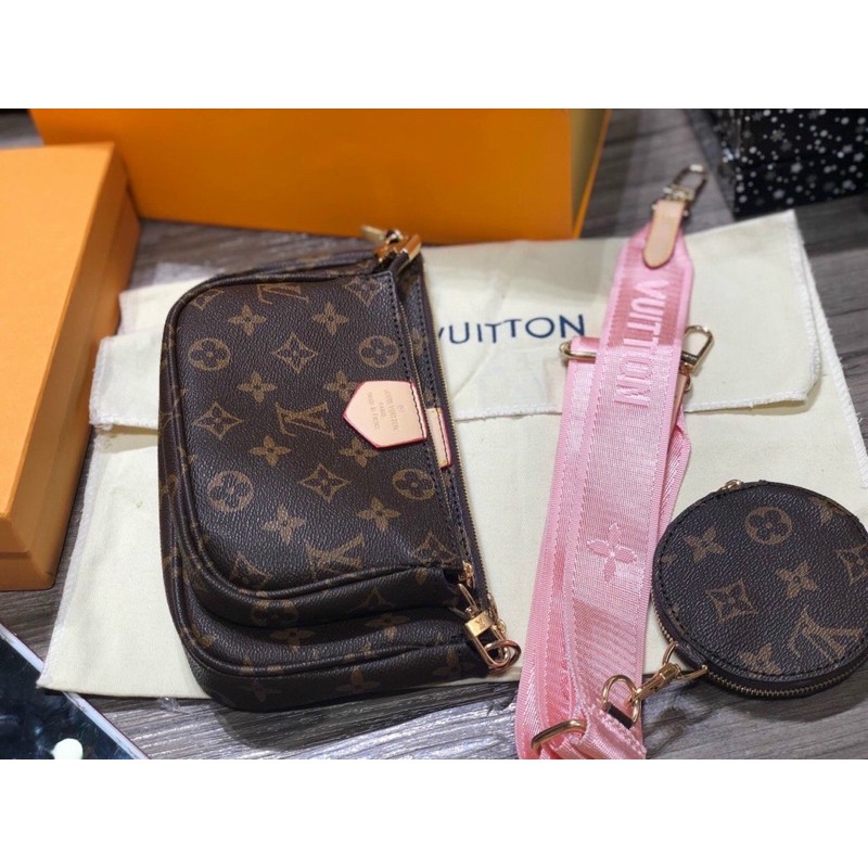 Túi đeo chéo set 3 chi tiết lVfullbox❣️freeship❣️