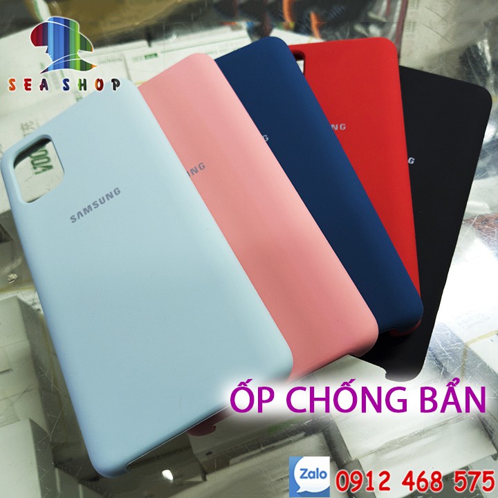 Ốp lưng chống bẩn Samsung Galaxy A71 SM-A715 - Nhựa dẻo - Bên trong có lớp nhung bảo vệ