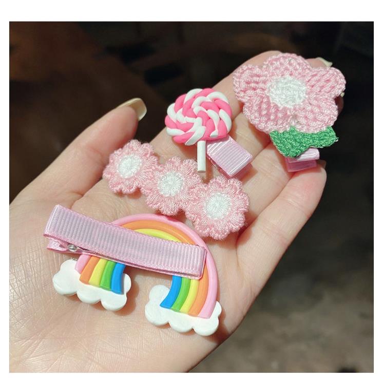 Set 14 Kẹp Tóc Hàn Quốc Dễ Thương Cho Bé Gái