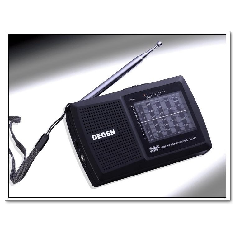 ĐÀI RADIO ĐA BĂNG TẦN AM/ FM/ SW DEGEN DE-321 SÓNG KHỎE