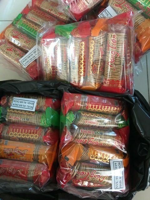 SỈ_ THÙNG BÁNH ĐỒNG TIỀN ĐỦ SỐ LƯỢNG (120 GÓI)