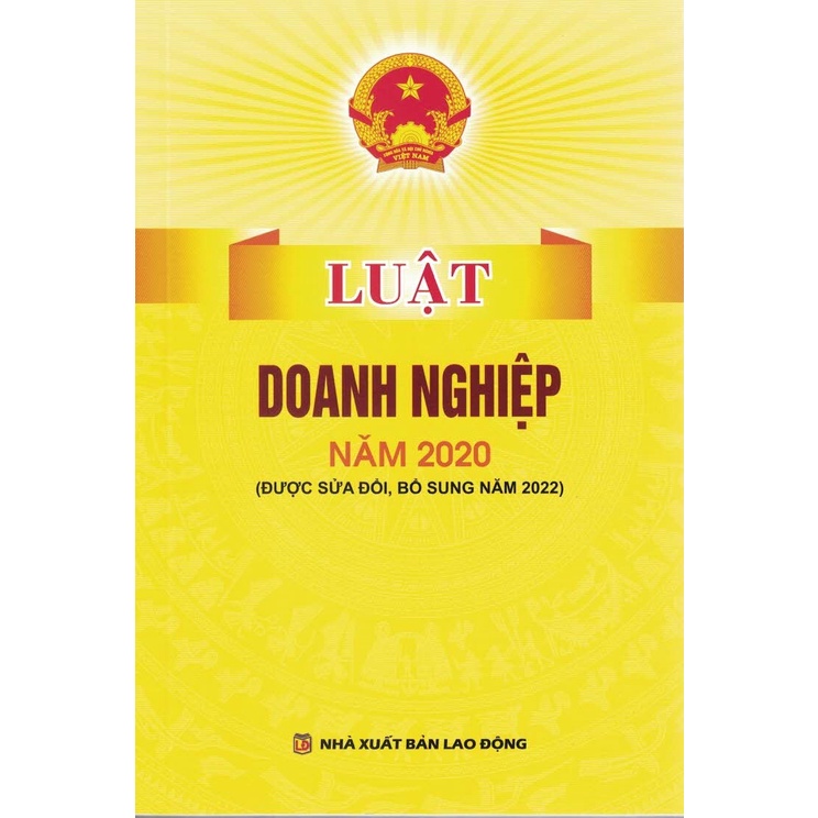 Sách - Luật Doanh Nghiệp Năm 2020 (Được Sửa Đổi, Bổ Sung Năm 2022)