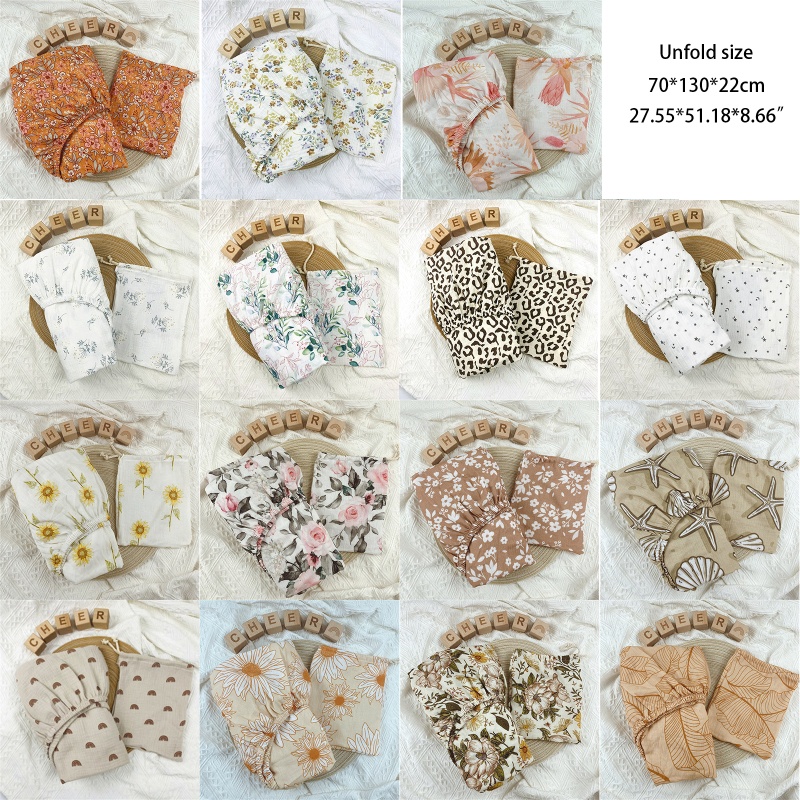 Ga Trải Giường Vải Cotton Mềm Co Giãn Dành Cho Bé