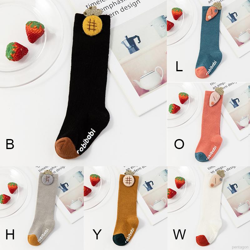 Autumn/Winter New Baby Socks Korean Style Fun Style Children's Non-slip Socks Blue L Code