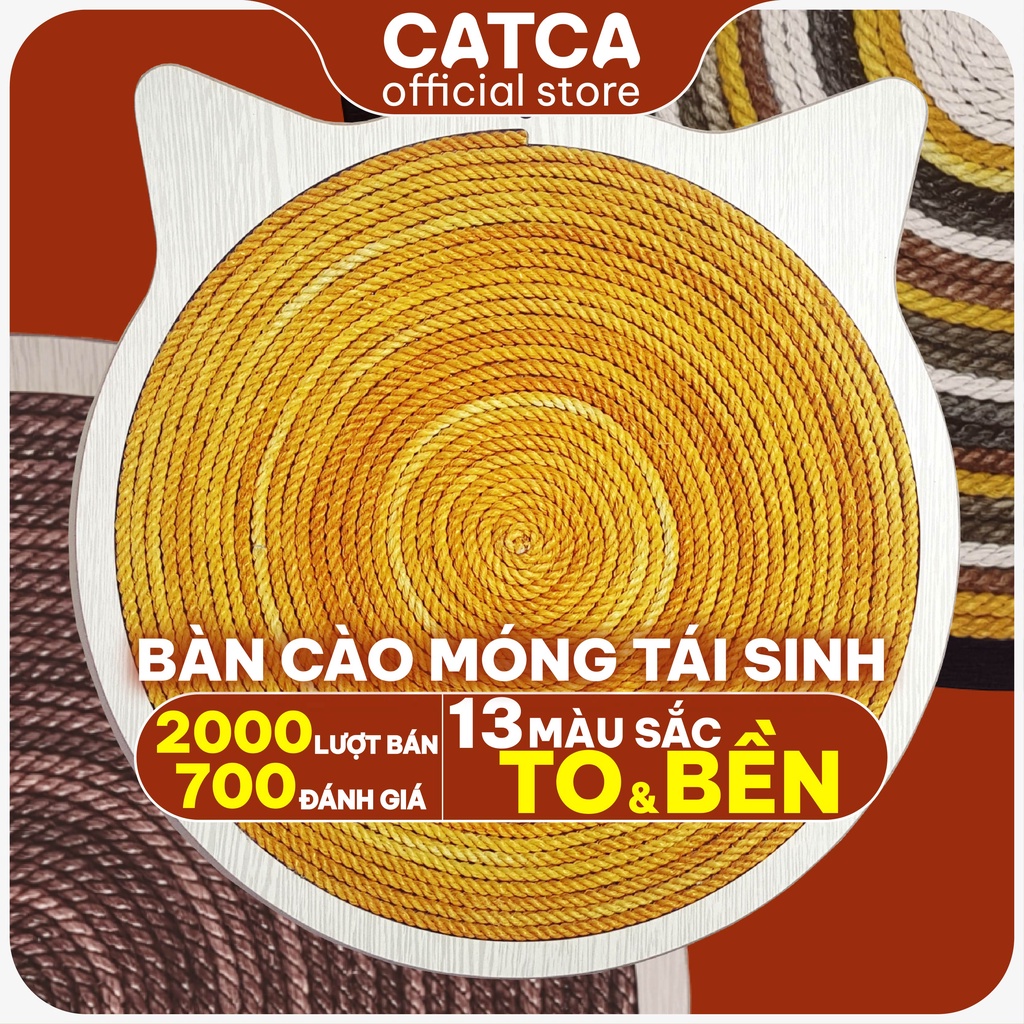Bàn cào móng BỀN 24 THÁNG NGUYÊN KHỐI tiết kiệm tiền Duhomee – MẶT MÈO