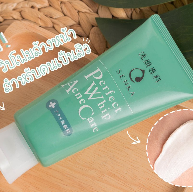Combo Nước Tẩy Trang Senka Fresh Anti Shine Và Sữa Rửa Mặt Perfect Whip Acne Care Dành Cho Da Mụn 230ml+100g