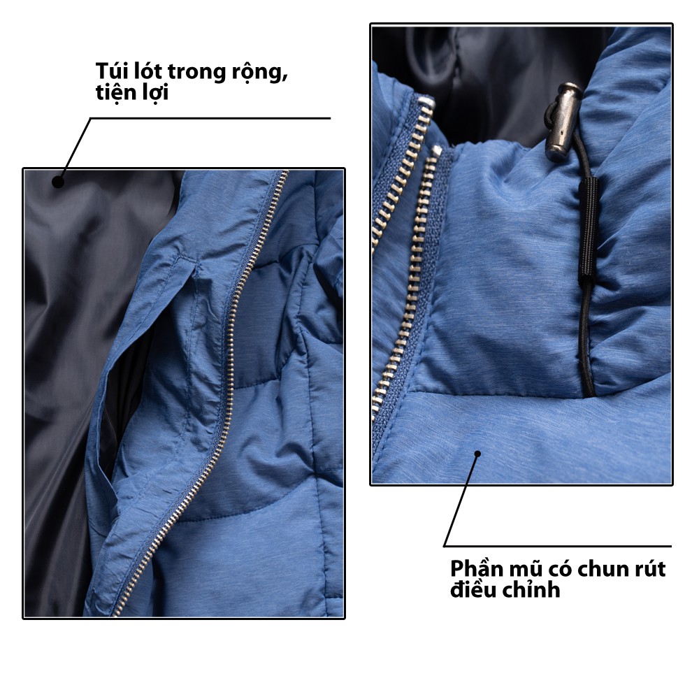 Áo Khoác Phao Nam 5S (2 màu), Mũ Liền, Siêu Dày Dặn, Siêu Ấm (AKC20024-02) | BigBuy360 - bigbuy360.vn