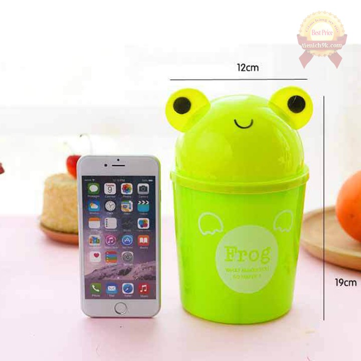 Thùng rác nhựa mini để bàn làm việc văn phòng hình thú