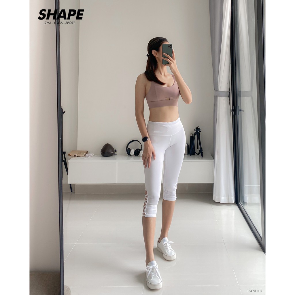 Áo bra yoga gym thể thao nữ cut out ngực cao cấp [B347]