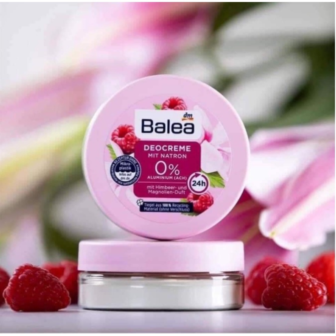 [CHE TÊN] Kem khử &amp; ngăn mùi hôi nách Balea Deocreme Đức với baking soda 50ml - Shop Viloet