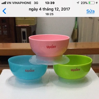 Bát ăn Upass có đế chống đổ