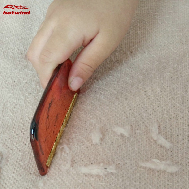 HW Wool Fabric Clothes Cashmere Sweater Lint Removers Portable Wooden Lint Comb