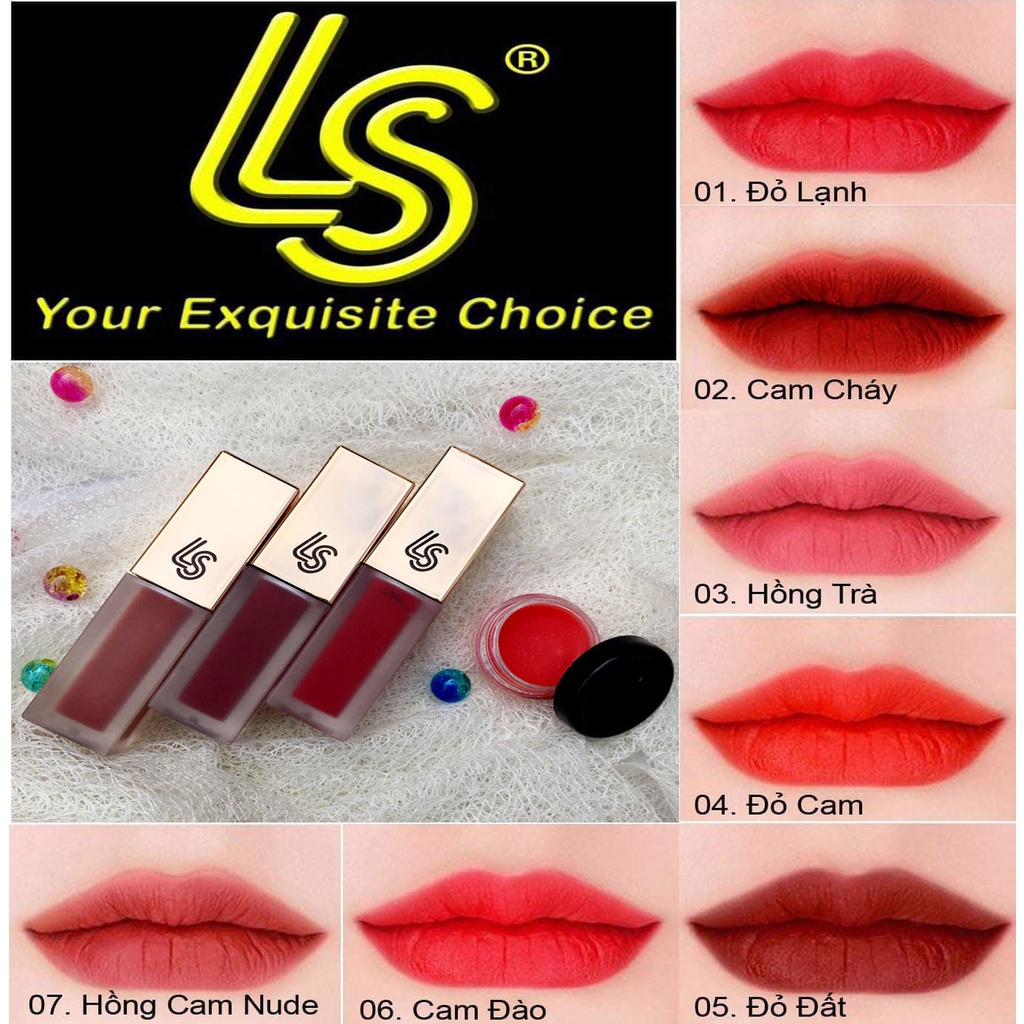 Son kem lỳ LS handmade Nguyên liệu làm mỹ phẩm Nguyên liệu làm son handmde &lt;3 Panda Store