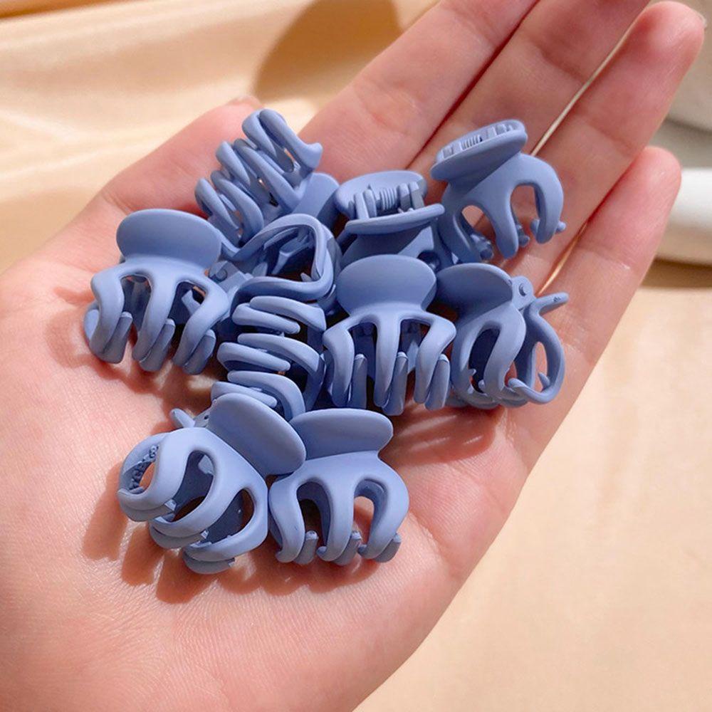 Set 10 Kẹp Tóc Mini Tạo Kiểu Tóc Đuôi Ngựa Thời Trang Cho Nữ