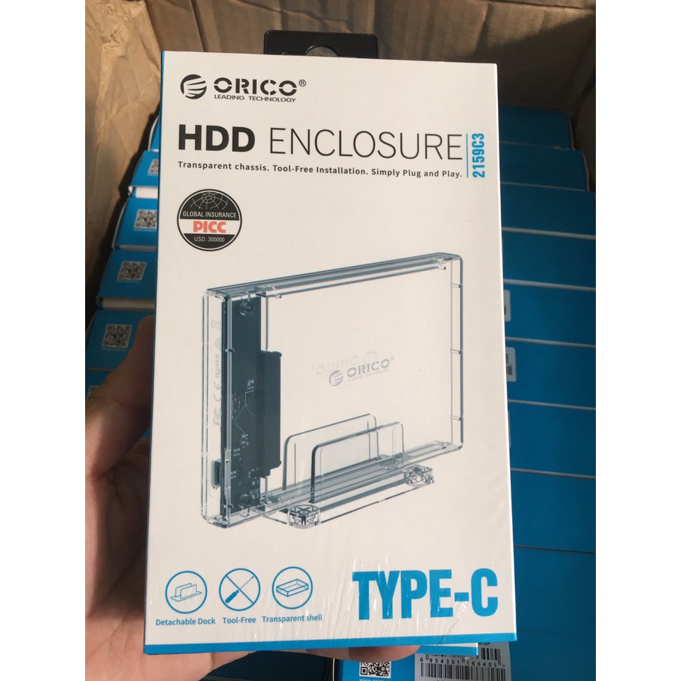Box orico 2159C3, chép dữ liệu cho ổ cứng