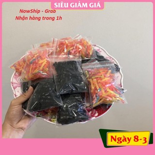 Dây buộc tóc nữ, dây buộc tóc cho bé 1k cột tóc không đau có 2 màu đen và nhiều màu cho bé thoải mái lựa chọn