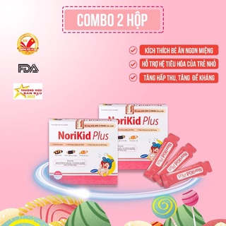 Combo 2 Hộp Siro Ăn Ngon Norikid Plus Nhật Bản 3 in 1 Cải Thiện Hệ Miễn Dịch Giúp Bé Khỏe Mạnh