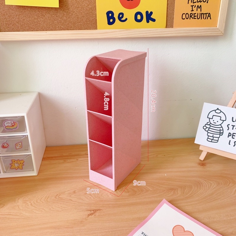 Hộp đựng bút và đồ văn phòng phẩm 4 tầng tiện lợi, nhỏ gọn
