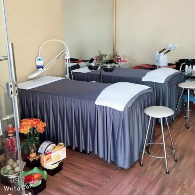 Ga (Grap) phủ giường spa, trải giường phun xăm, giường nối mi