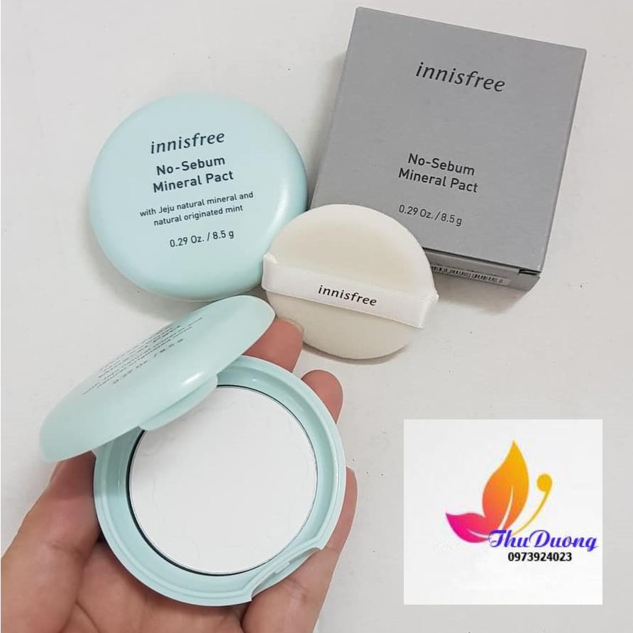 Phấn Nén INNISFREE No Sebum Mineral Pact