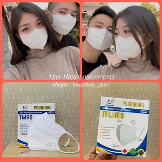Khẩu trang tm95 tuấn minh 6d mẫu mới nhất 🌸 freeship 🌸 khẩu trang n95 kháng khuẩn 5 lớp chính hãng công ty