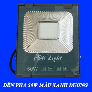 Đèn pha led ánh sáng xanh dương công suất 50W vỏ nhôm dày cao cấp chống nước ip66