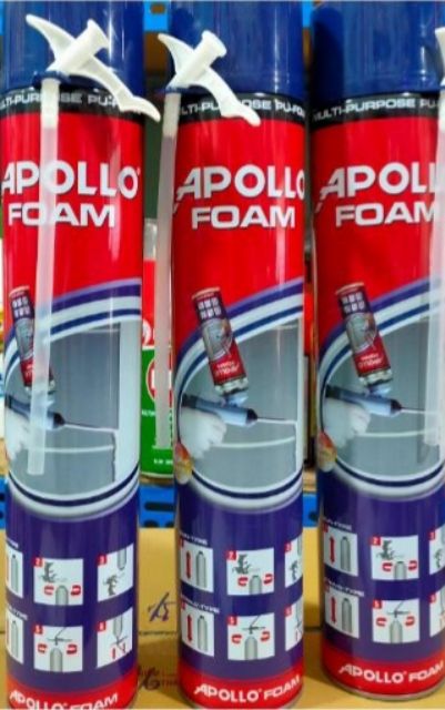 Keo Bọt Nở Apollo Foam - Chất Trám Khe Dùng Vòi 750ml