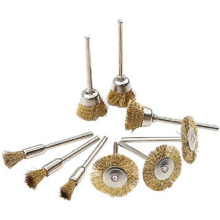 Chổi đồng đánh gỉ và làm sạch trục cốt 3mm