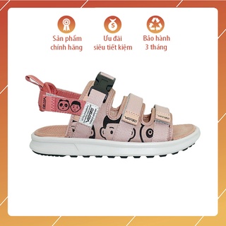 Sandal Vento nữ chính hãng SD-NB80 màu be nâu BEIGE BROWN, Dép quai hậu tháo rời, Giày quai dán ngang đi học
