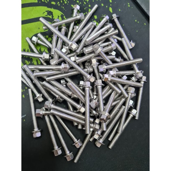 Ốc thái 6li_8li_10li đầu trụ chất liệu inox 304 không gỉ chiều dài ốc đủ kích thước