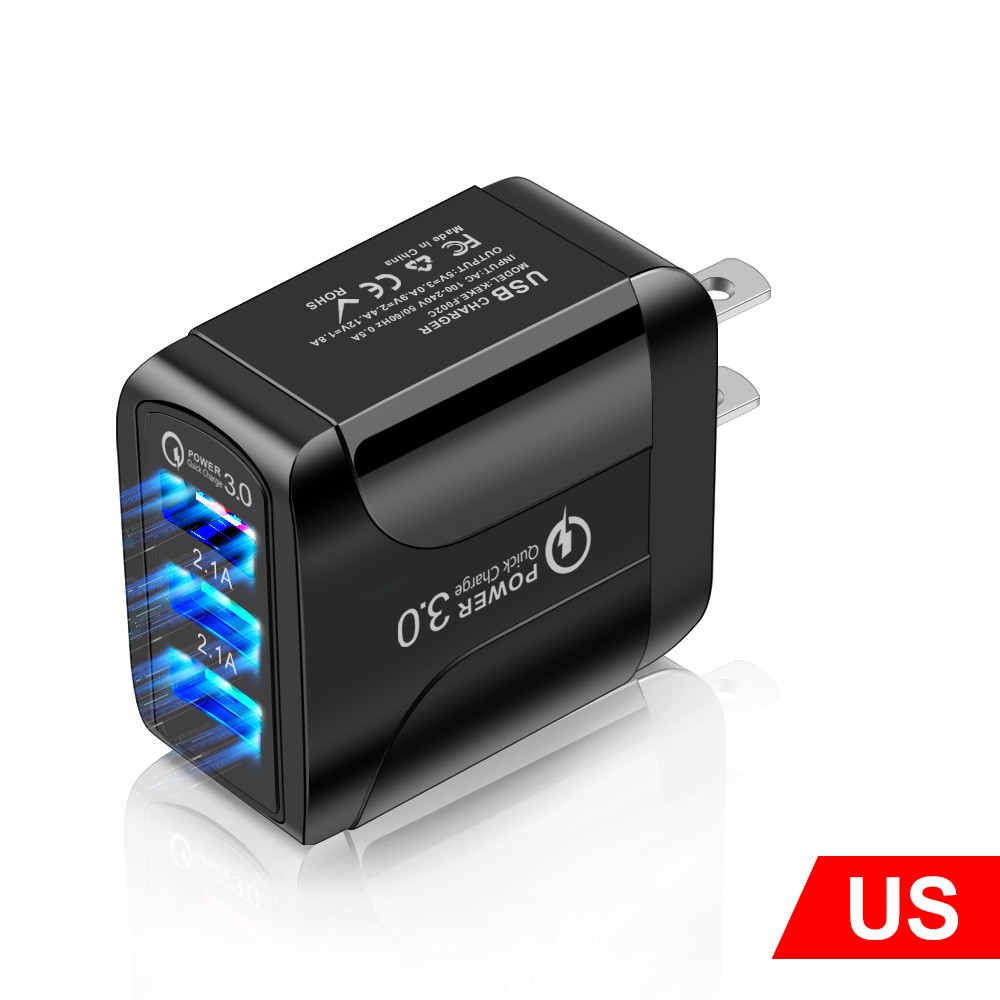 Cốc Sạc 3 Cổng Usb 3.0 19sd Cho Điện Thoại Thông Minh / Camera Kỹ Thuật Số