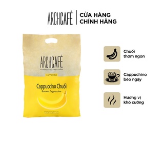 Túi cà phê cappuccino chuối - cafe hoà tan archcafé túi 50 gói x 20g - ảnh sản phẩm 2