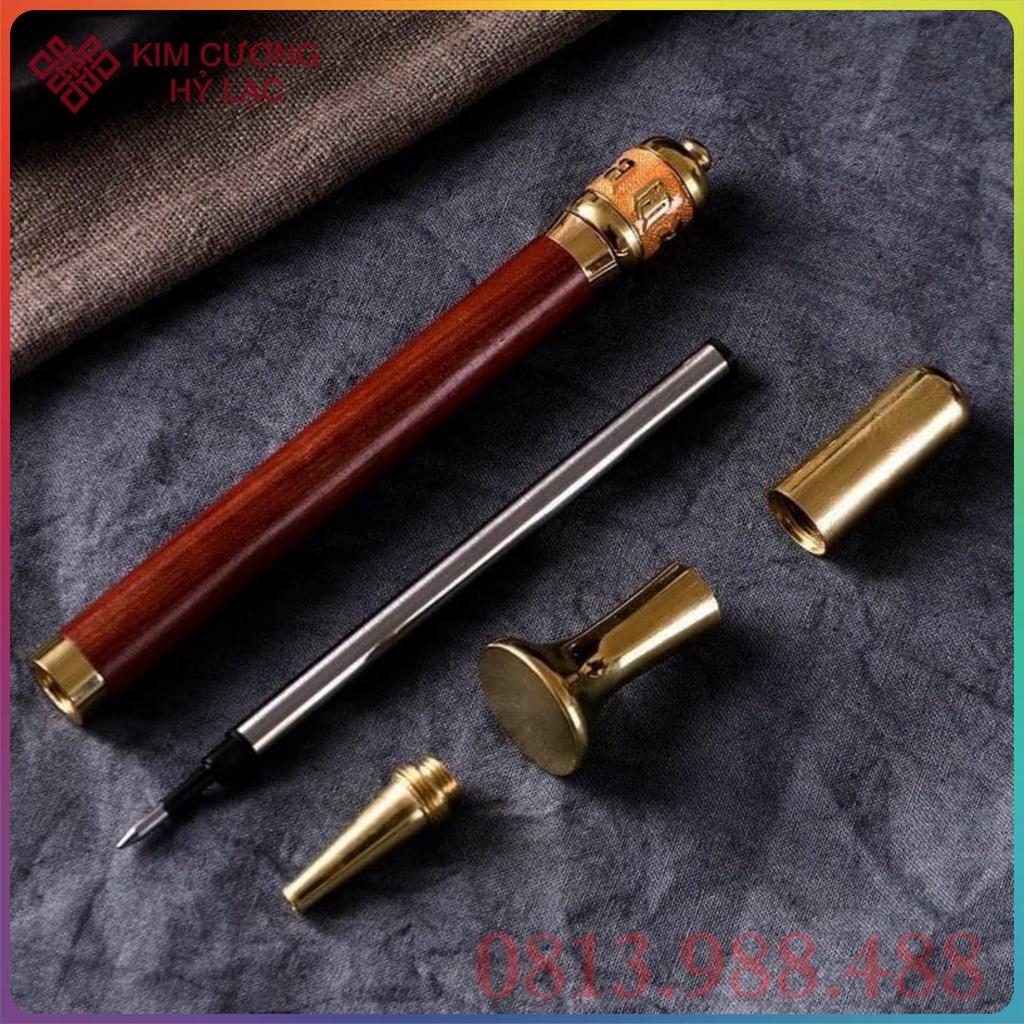 Kinh Luân Cầm Tay Tây Tạng- Bút Kinh Luân [Kim Cương Hỷ Lạc] Xoay Được Đầu Bút