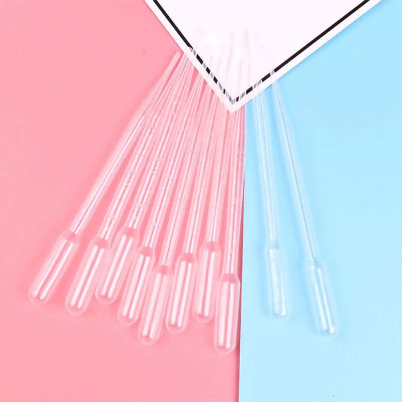 Bộ 100 ống resin nhỏ giọt tinh dầu làm trang sức dùng 1 lần