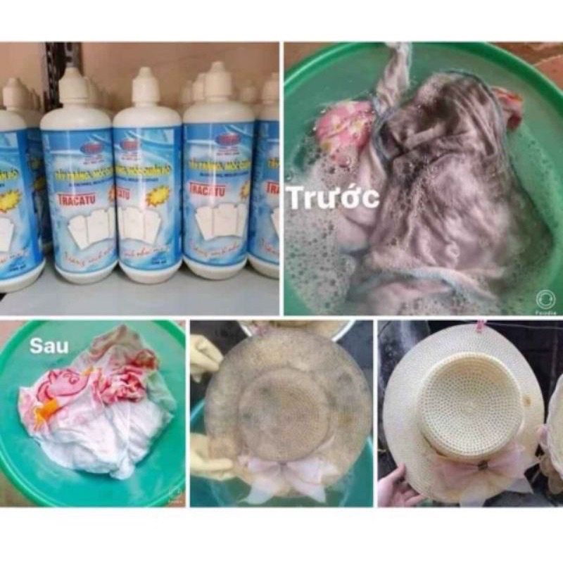 Nước tẩy quần áo tẩy trắng,tẩy mốc