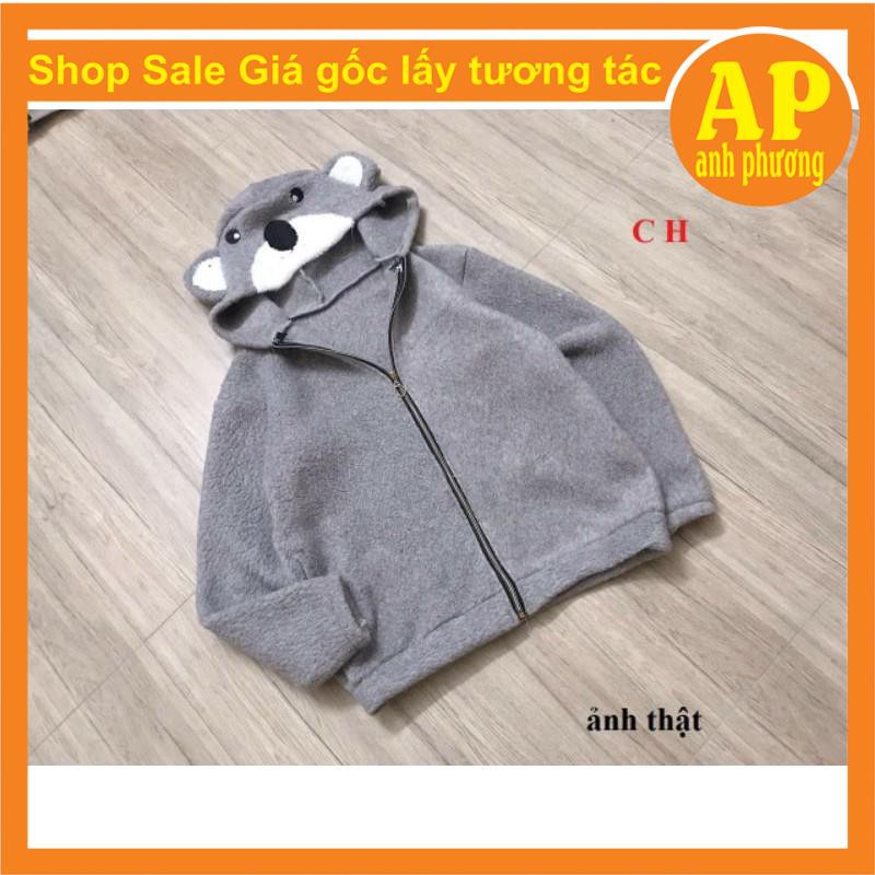  Áo lông thêu mặt gấu kute có ảnh thật sp | BigBuy360 - bigbuy360.vn