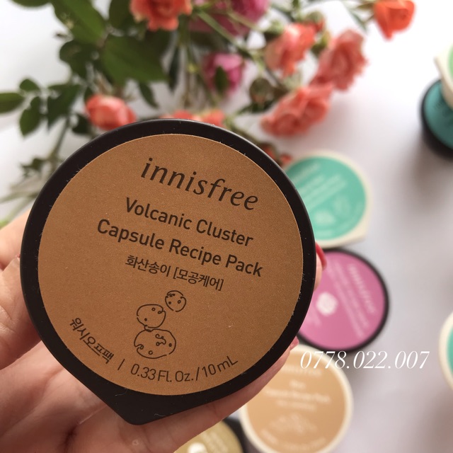 [New 2019] Mặt Nạ Hủ Chiết Xuất Từ Thiên Nhiên Innisfree Capsule Recipe Pack