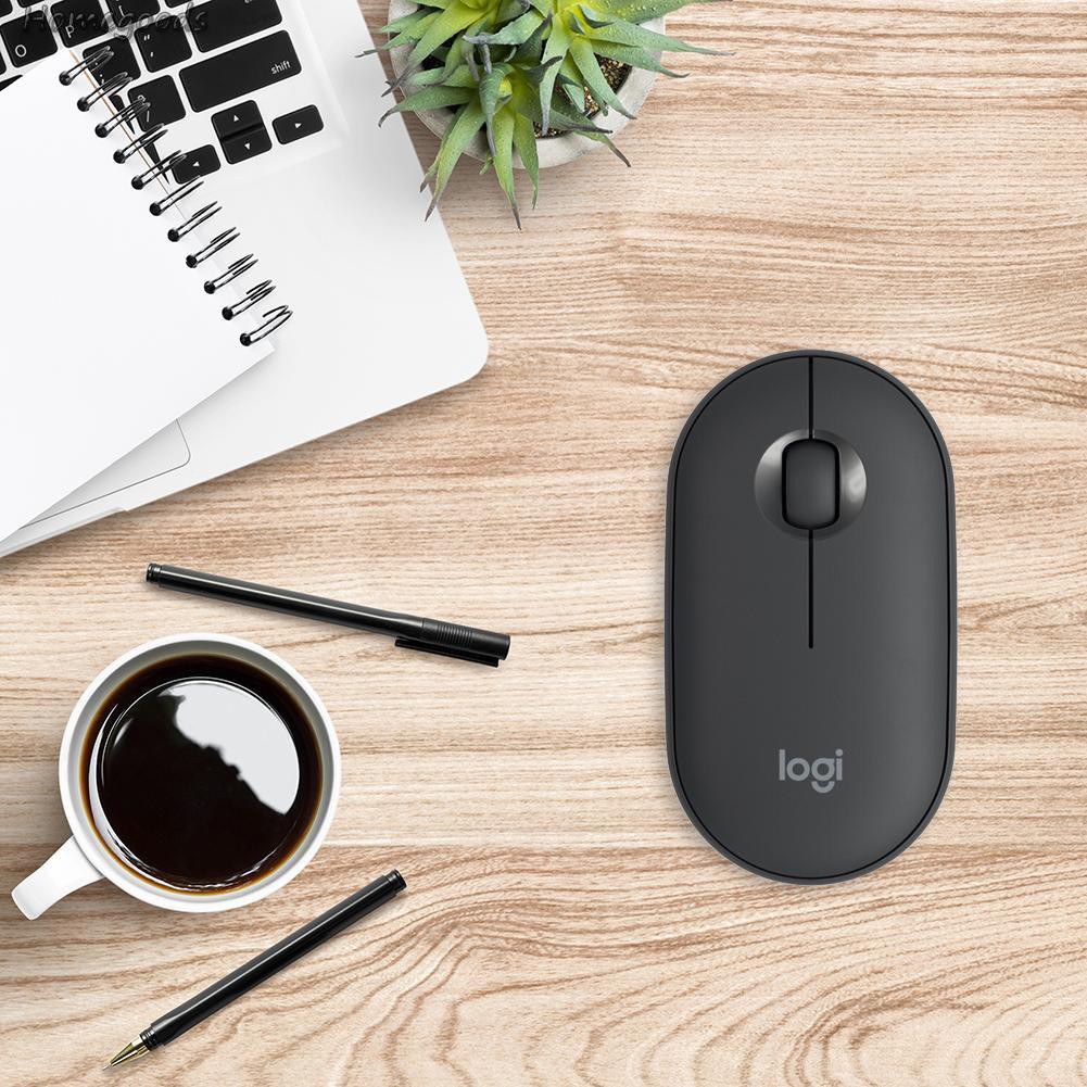 HOME-Logitech Pebble Wireless Bluetooth Mouse 1000DPI Thin Optical Tracking Mice-GOODS