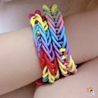 Set 100 Dây Thun Cột Tóc Co Giãn Dành Cho Bé Gái