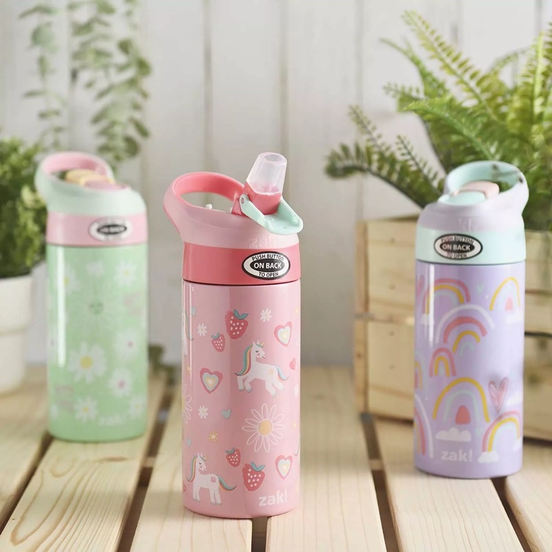 Bình giữ nhiệt cho bé Zak Mỹ kèm ống hút tiện lợi 443ml