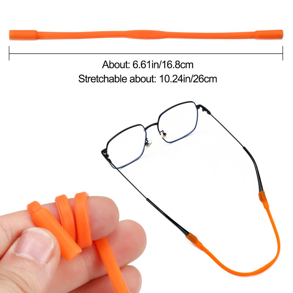 Dây đeo mắt kính bằng silicone chống trượt nhiều màu sắc